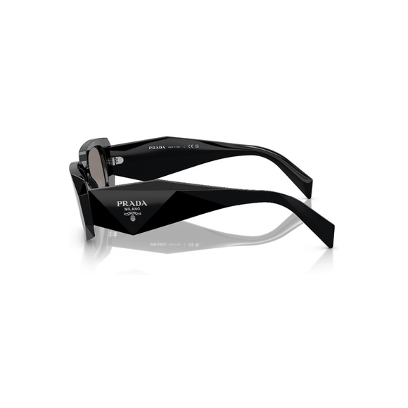 black rectangular Prada sunglasses | case & box included | release year: 2023 - Picture 5 of 7
